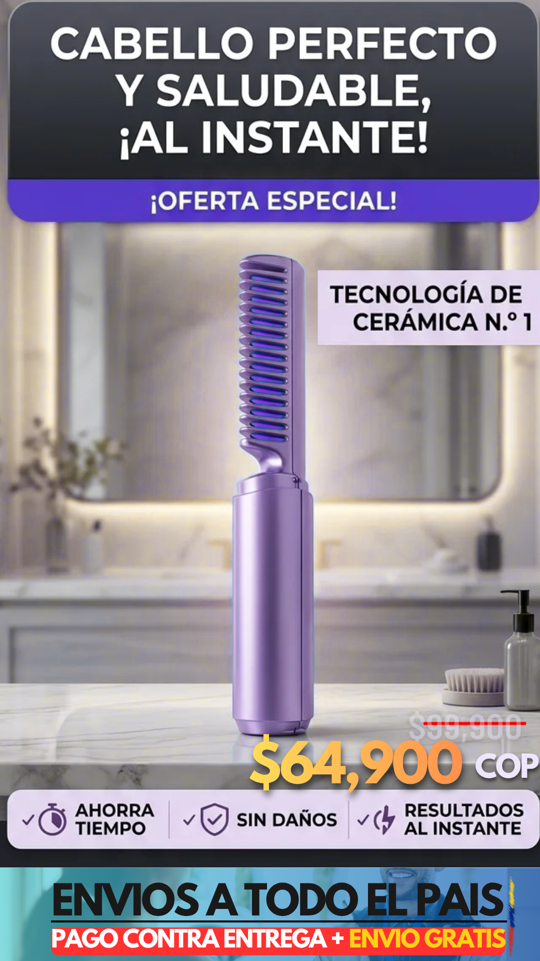 PEINE TÉRMICO INHALAMBRICO
