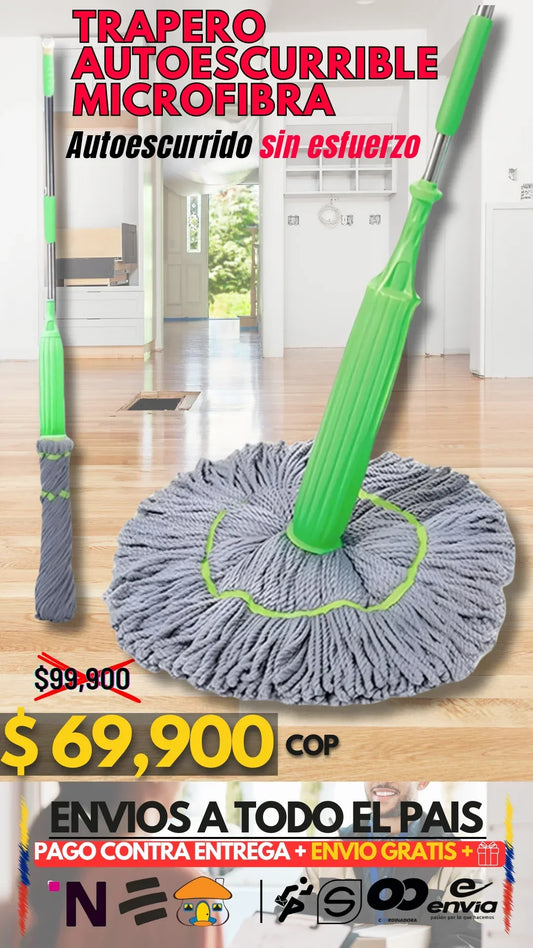TRAPERO AUTOESCURRIBLE MICROFIBRA PREMIUM