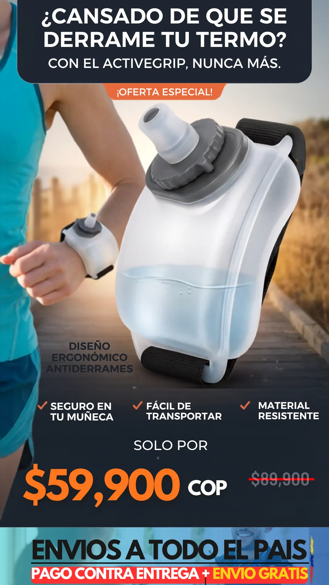 ACTIVEGRIP - Termo Ergonomico Deportivo