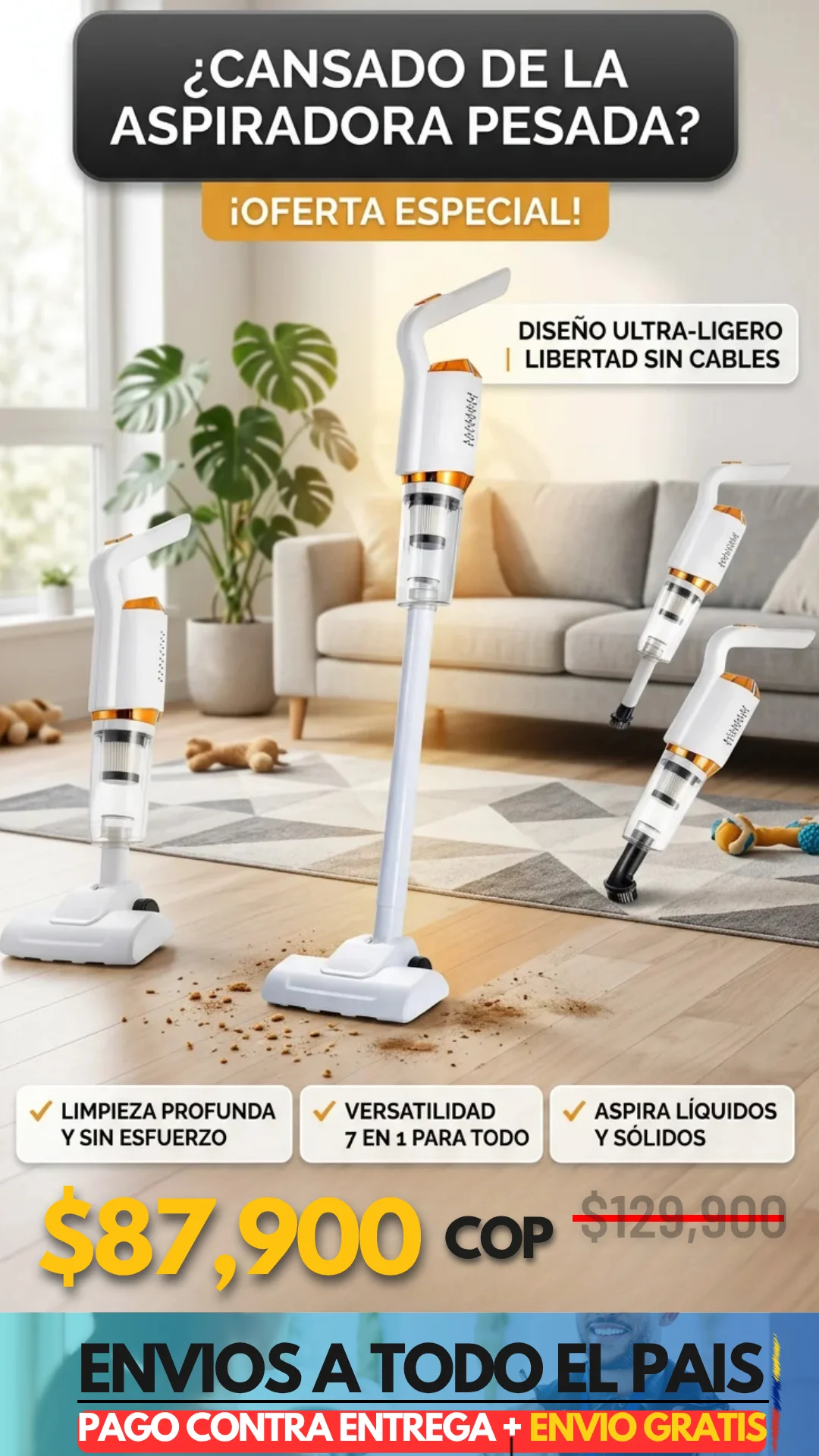 ASPIRADOR MULTIFUNCIONAL 7 EN 1